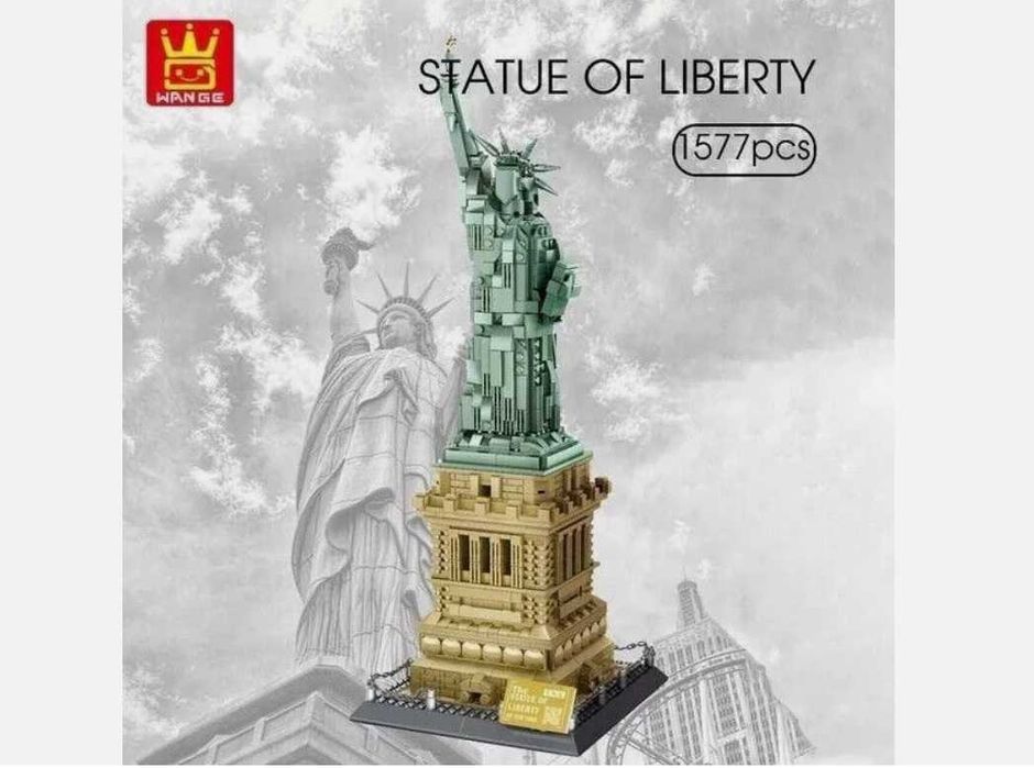 Лего Lego Статуя Свободы-1577 элемент. 35Доставка бесплатно