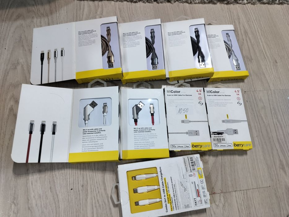 Cabluri Lightning Apple iPhone,Baseus,iberry,Remax,