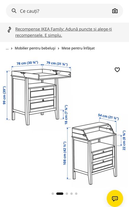 Masa infasat ikea