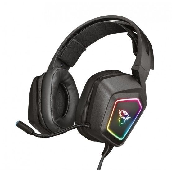 Casti cu microfon Trust GXT 450 Blizz RGB 7.1 Surround Gaming, negru