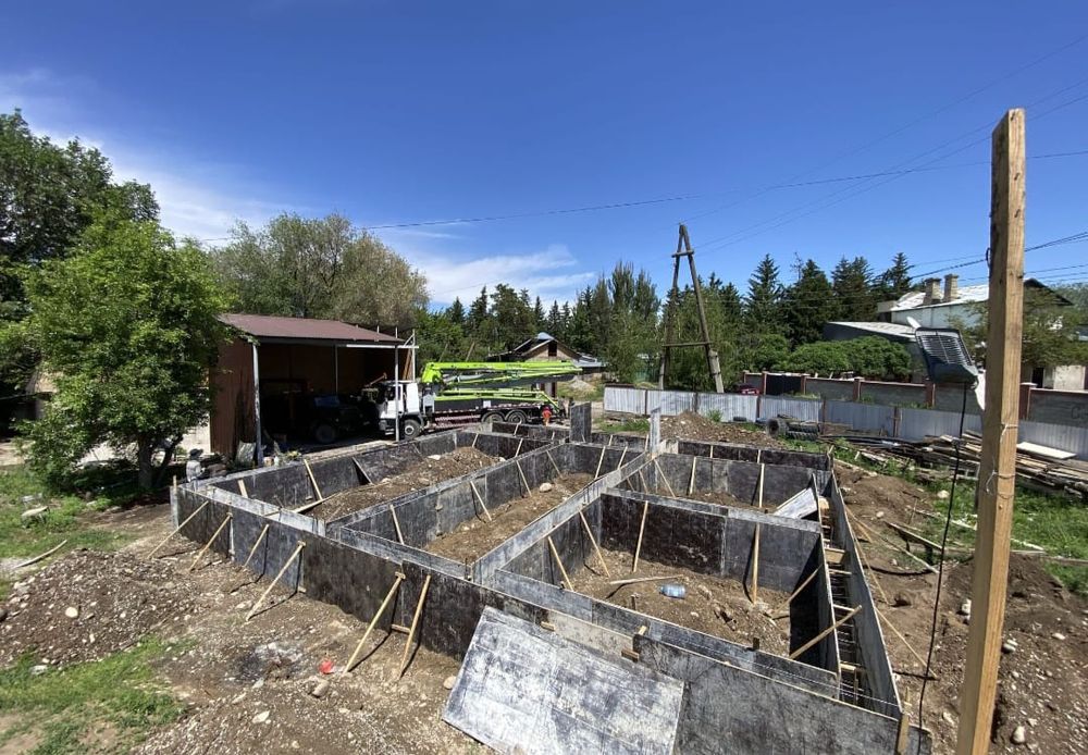 Заливаем Фундамент  Алматы