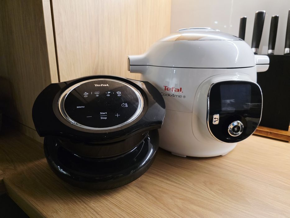 Multicooker Tefal cook4me+ Alb + Extra Crisp Lid | Stare foarte buna