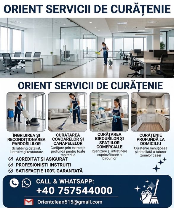 Curatenie casa birouri