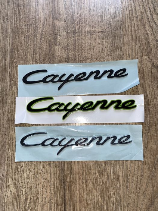 Scris Logo Emblema Spate Haion Portbagaj Porsche