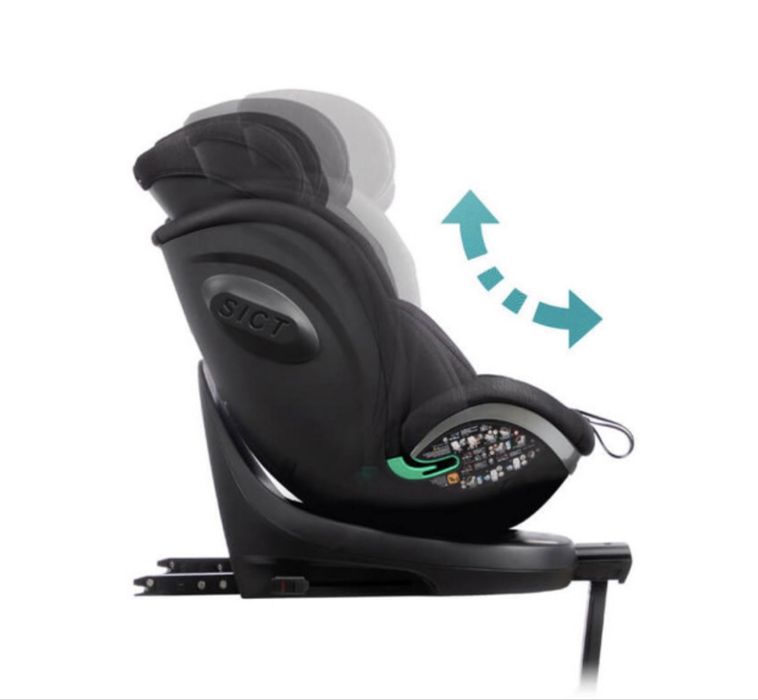 BABYAUTO SIGNATURE Стол за кола I-SIZE SCUDDA 360° ISOFIX (40-150 см) BLACK LINE