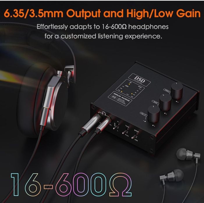 Дак/усилвател слушалки Douk K5