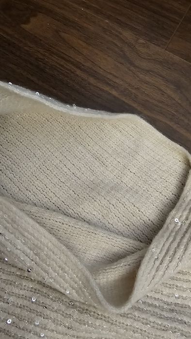 Capa cu paiete bej NOUA