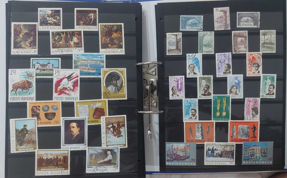 Album cu timbre romanesti + bonus