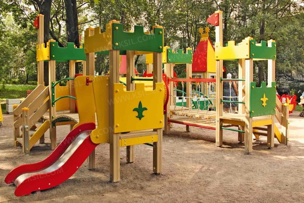 Детские площадки KSIL карусели качели горки Болалар майдончаси КСИЛ