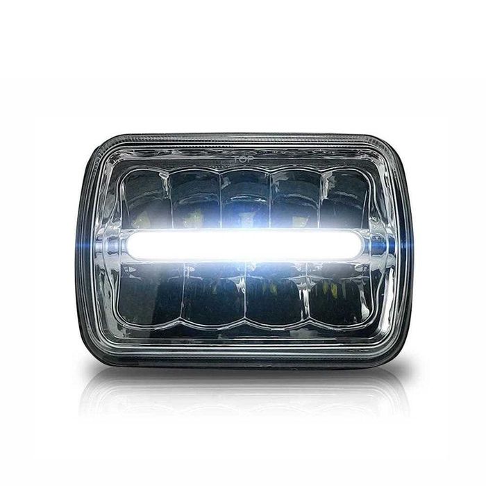 Set Faruri Wrangler YJ / Cherokee XJ 5×7 90W Patrol Landcruiser L200