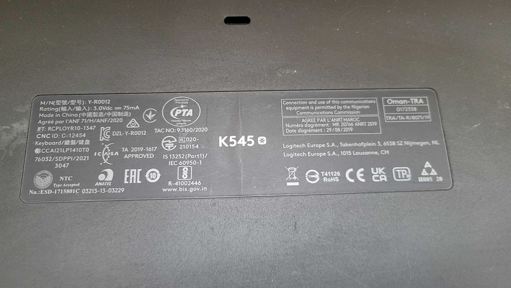 Logitech tastatura K545 ADVANCED Wireless Keyboard fuctuionala  50 lei