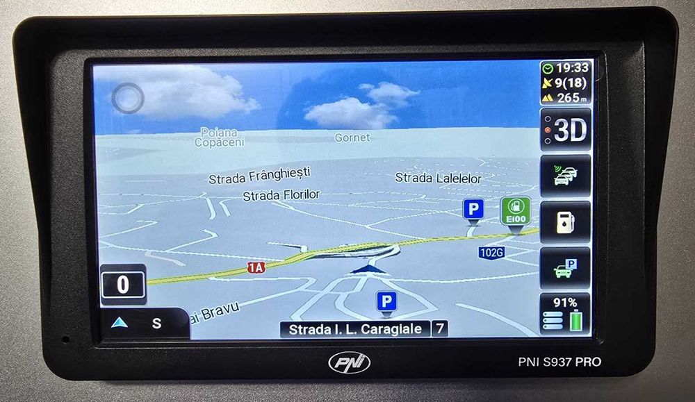 GPS tancul mic - S937 PRO 4GB RAM 64GB STOCARE 7 inch Android 13 WiFi NETFLIX, Trafic online, TV