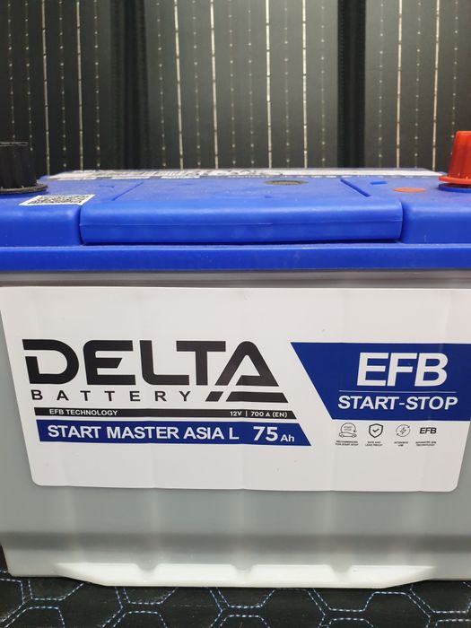 DELTA EFB START- MASTER ASIA =65Aч=75Ач=Гарантия 1 год=