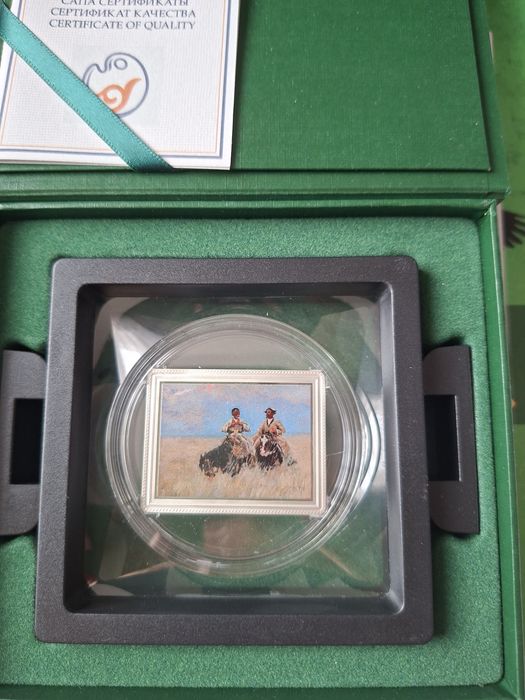 Монета"Ангиме"серебро