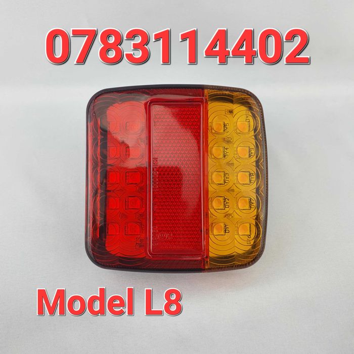 Lampi LED Remorca Cu lampa pt numar-Stopuri-Triple Trailer Peridoc- L8