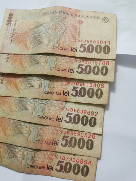 Bancnota 5000 lei 1998