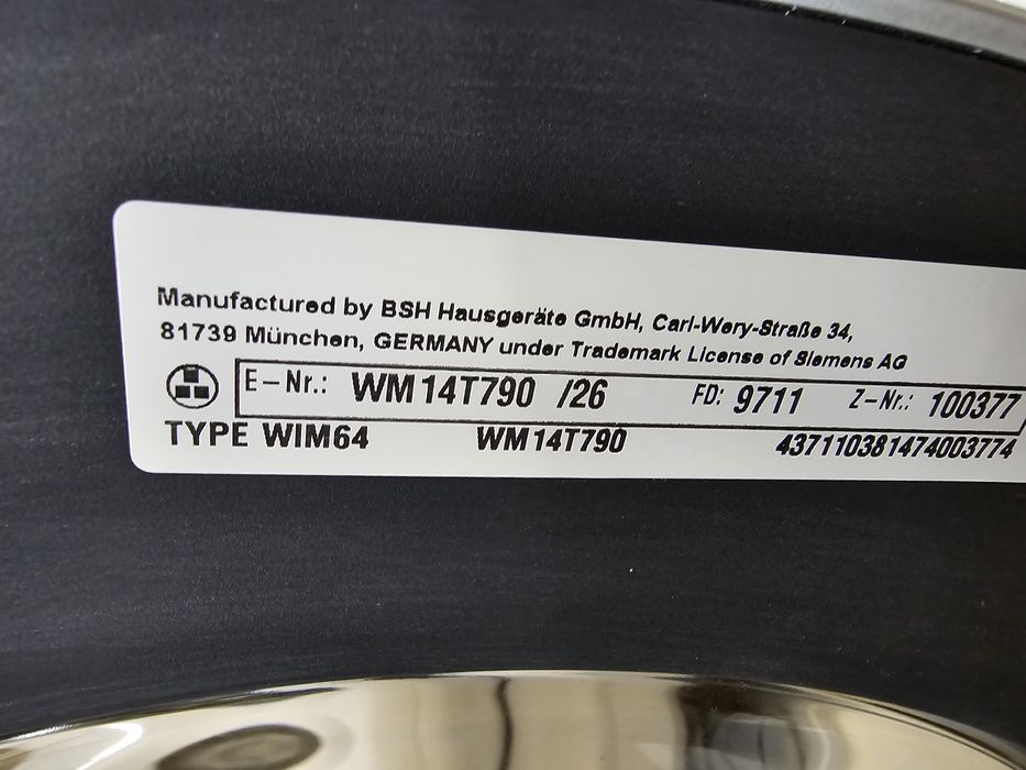 Инверторна пералня Сименс/Siemens 9 кг