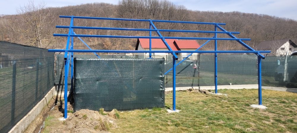 Structura panouri fotovoltaice, solare