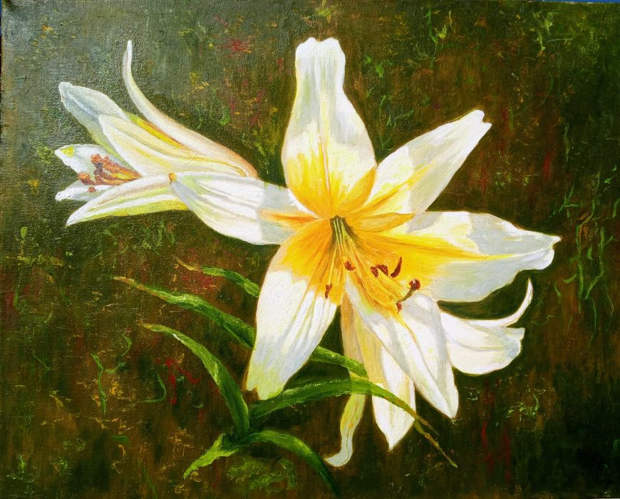 Картина "Лилии".