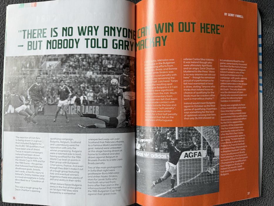 Футболна програма от Ирландия - България (март 2025)