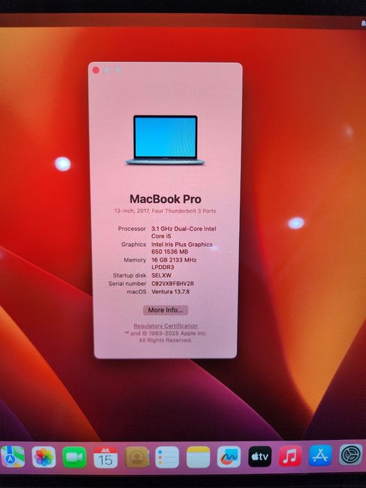 Macbook pro 2017