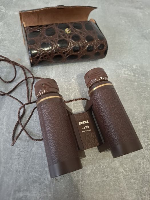 Binoclu Carl Zeiss 8x20 West Germany - Ediție Specială Gold/Brown