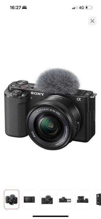 Sony ZV-E10 Kit 16-50mm черный