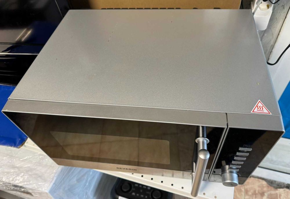 Микровълнова фурна Severin MW 9722,Грил 800W-1350W, 20 L, Инокс