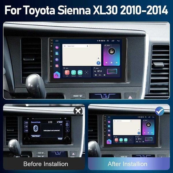 Toyota Sienna XL30 (2010-2014)  Мултимедия Навигация Android