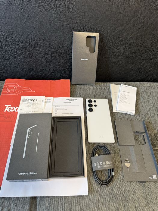 КАТО НОВ 512GB Samsung S25 Ultra Гаранция Technopolis до 2027