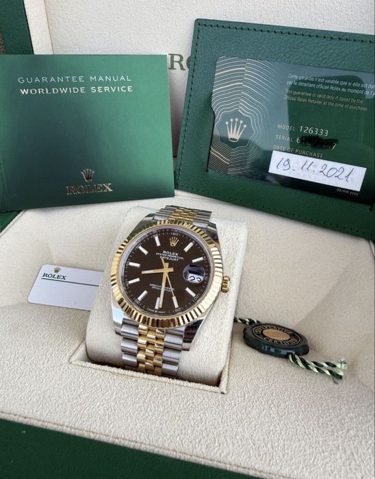 Ceas Rolex Datejust 41- Aur - Otel- Ref.126333 -Cal. 3235