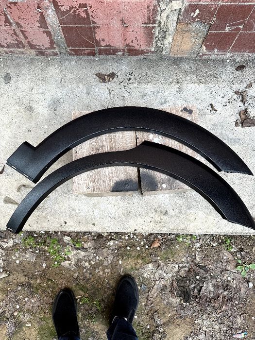 Каптива матовый пластик Олди бампер  ва крыло ишик пластик