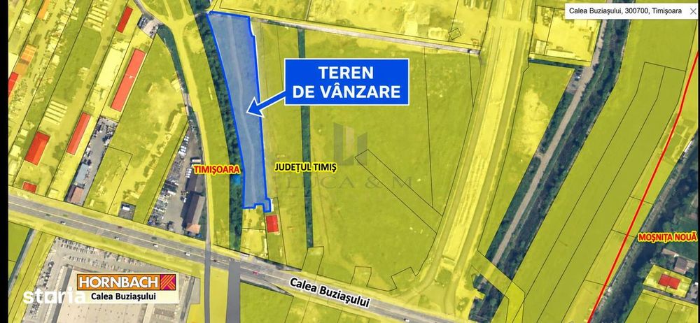 Oportunitate De Investitie  3.548 Mp , Timisoara,Calea Buziasului , Zo