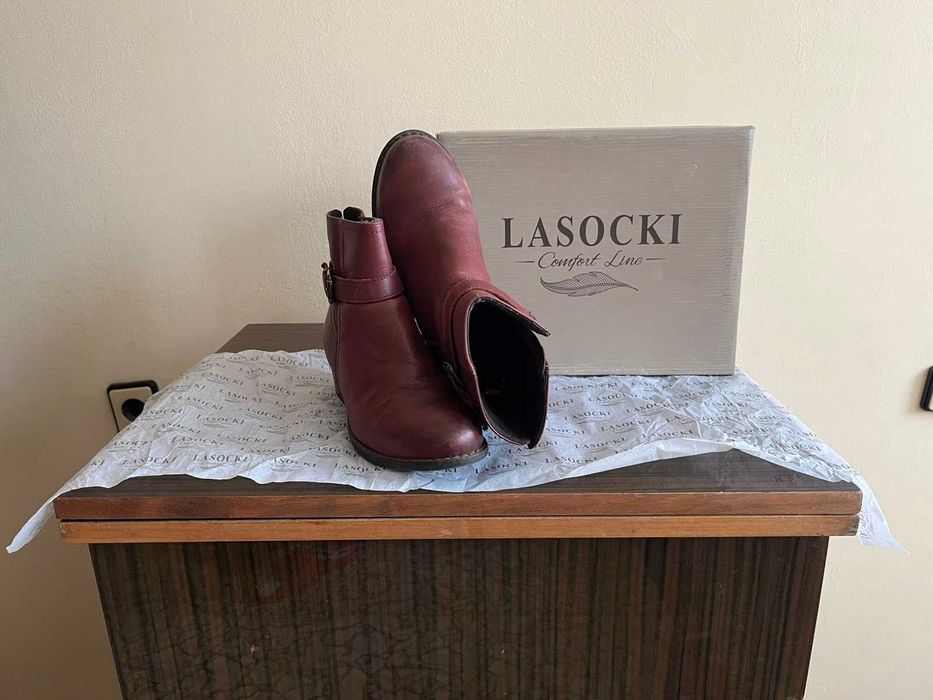 Дамски ботуши Lasocki от естествена кожа номер 41