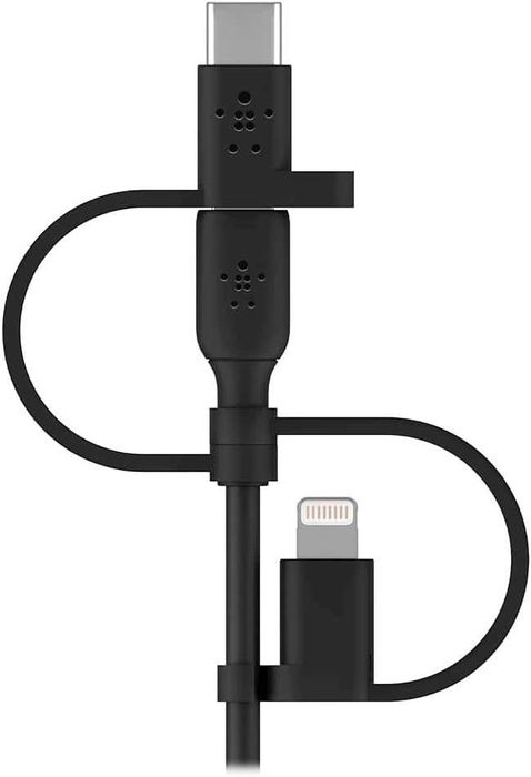Универсален кабел Belkin -3-в-1- USB-C, Lightning, Micro-USB