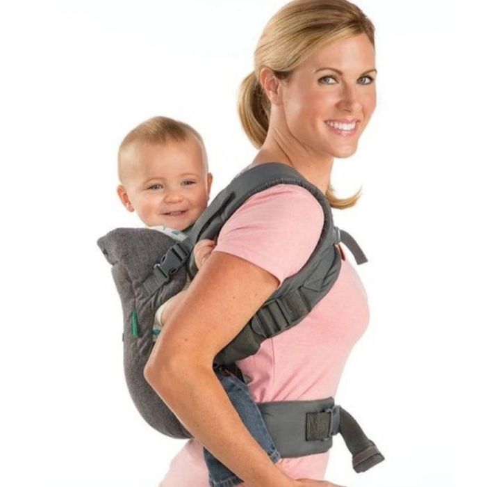 Marsupiu ergonomic reglabil cu 4 pozitii Infantino Flip