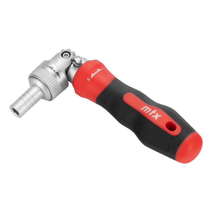 Отвертка реверсивна с битове и вложки, 61 части, CrV MTX - 133637