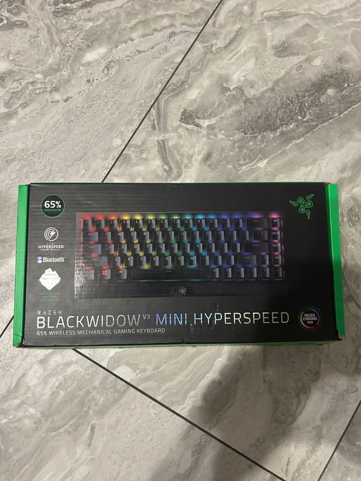 Tastatura gaming Razer BlackWidow V3 Mini HyperSpeed, Green Switch