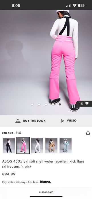 Pantaloni ski Asos xxs-xs Noi
