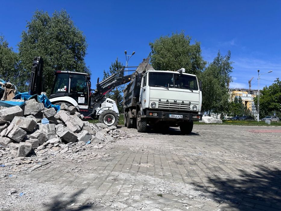 Вывоз мусора/Услуги Камаз/самосвал
