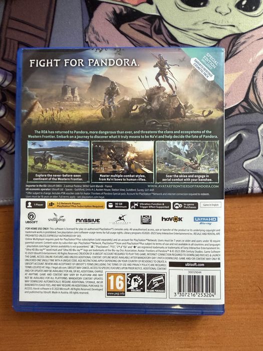 Avatar Frontiers of Pandora PS5 като нова, не е превъртана