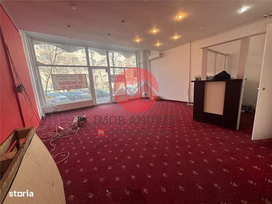 Spatiu comercial E3 Tulcea, vitrina mare, vad excelent
