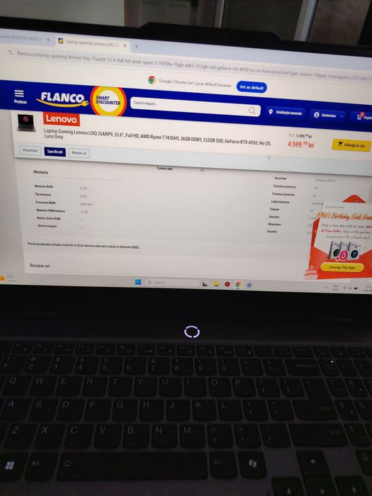 Laptop gaming lenovo