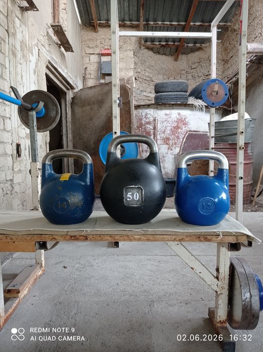Гиря 50 кг. спортивная.