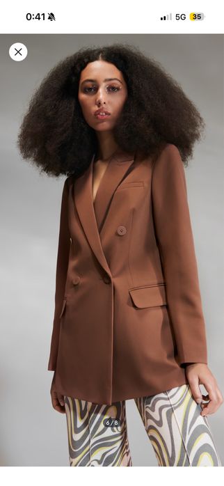 Дамско сако кафяво