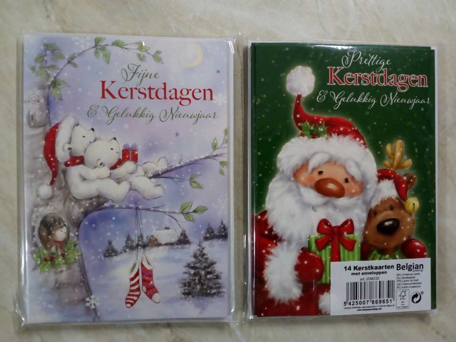 Поздравителни картички за Рожден ден и др.Коледни картички с пликове.