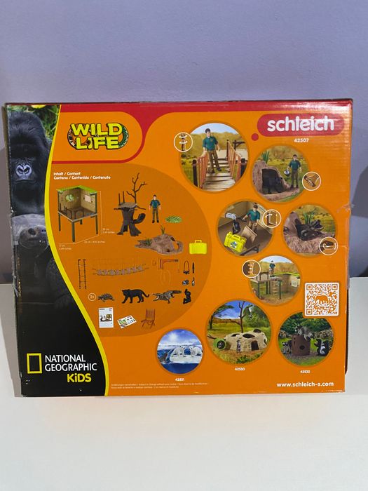 Schleich Wild Life Приключенска станция (42507) - 68 части, ново