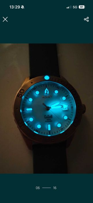 Aquacy Bronze CuSn8 Pearl Watch Automatic 200 m