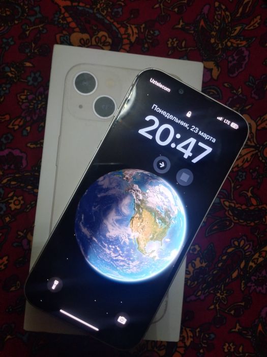 Ипхоне 13 сотилади 128гб каробкаси бор