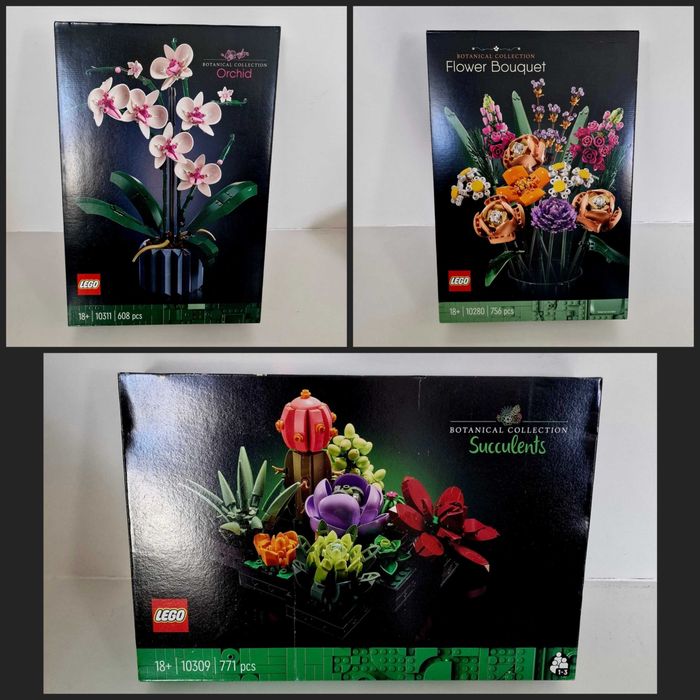 LEGO Botanicals #10280 #10309 #10311